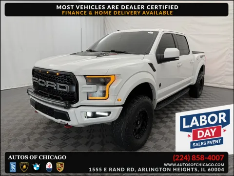 White 2017 Ford F-150 Raptor for sale in Arlington Heights, IL