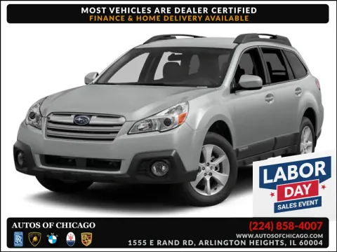 White 2013 Subaru Outback 2.5i Premium for sale in Arlington Heights, IL