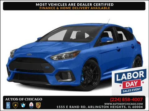 Black 2017 Ford Focus RS for sale in Arlington Heights, IL