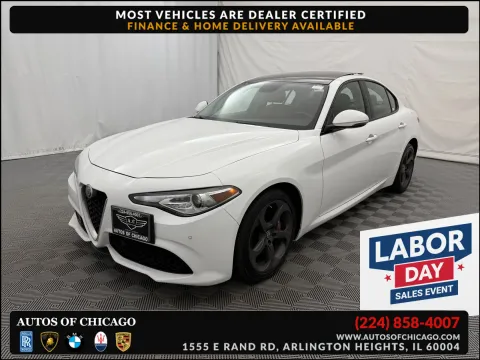 White 2018 Alfa Romeo Giulia Sport for sale in Arlington Heights, IL