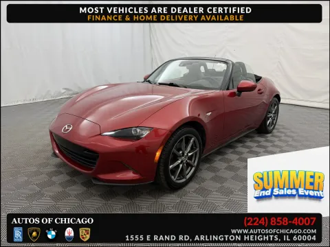 Red 2016 Mazda MX-5 Miata Grand Touring for sale in Arlington Heights, IL