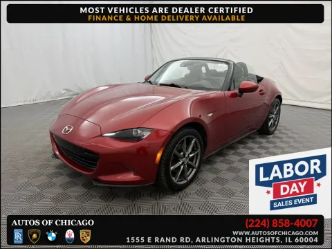 Red 2016 Mazda MX-5 Miata Grand Touring for sale in Arlington Heights, IL