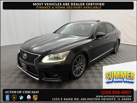 Black 2013 Lexus LS 460 for sale in Arlington Heights, IL