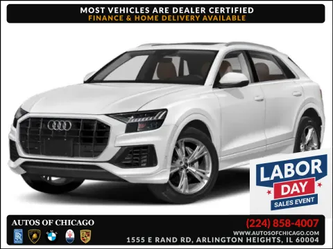 Silver 2019 Audi Q8 Prestige for sale in Arlington Heights, IL