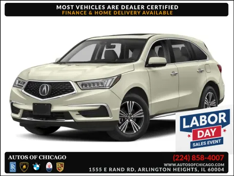 Gray 2018 Acura MDX SH-AWD for sale in Arlington Heights, IL