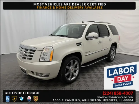 White 2014 Cadillac Escalade Luxury for sale in Arlington Heights, IL