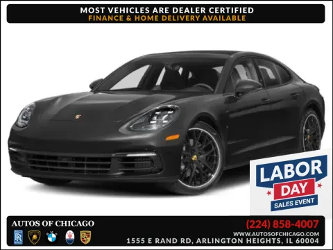 Black 2018 Porsche Panamera 4 for sale in Arlington Heights, IL