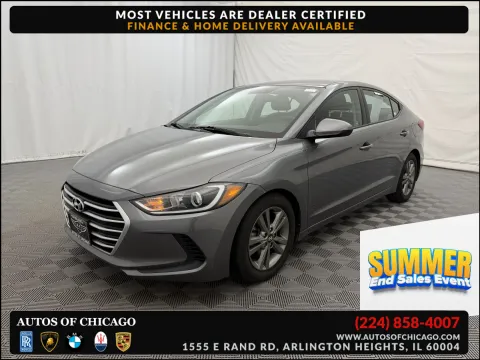 Gray 2018 Hyundai Elantra SEL for sale in Arlington Heights, IL