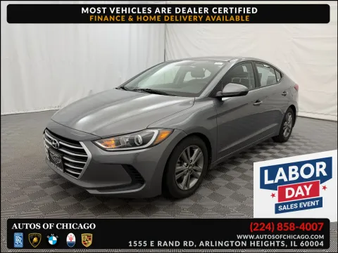 Gray 2018 Hyundai Elantra SEL for sale in Arlington Heights, IL