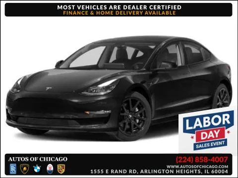 White 2022 Tesla Model 3 Long Range for sale in Arlington Heights, IL