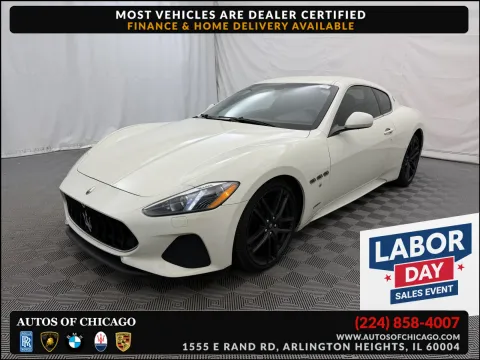 White 2018 Maserati GranTurismo Sport for sale in Arlington Heights, IL