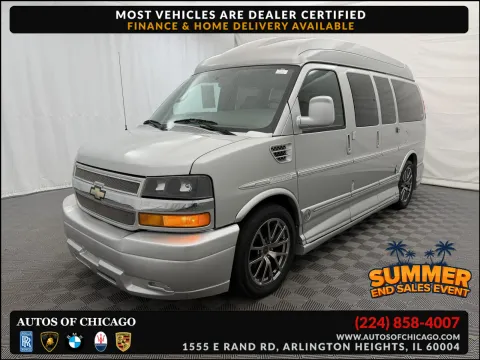 Silver 2014 Chevrolet Express Cargo Van Upfitter for sale in Arlington Heights, IL