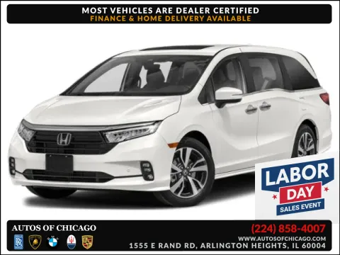 White 2021 Honda Odyssey Touring for sale in Arlington Heights, IL
