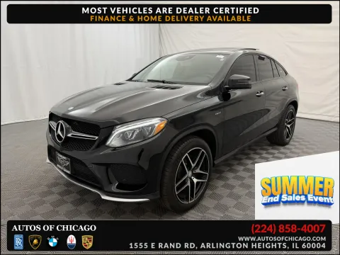 Black 2016 Mercedes-Benz GLE 450 AMG for sale in Arlington Heights, IL