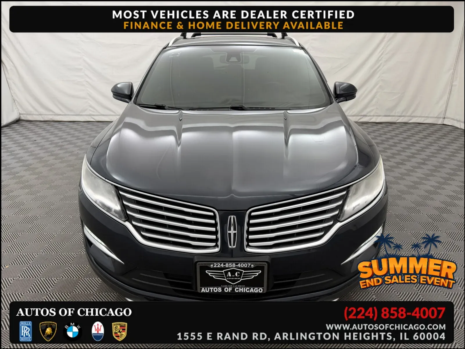 Blue 2015 Lincoln MKC for sale in Arlington Heights, IL