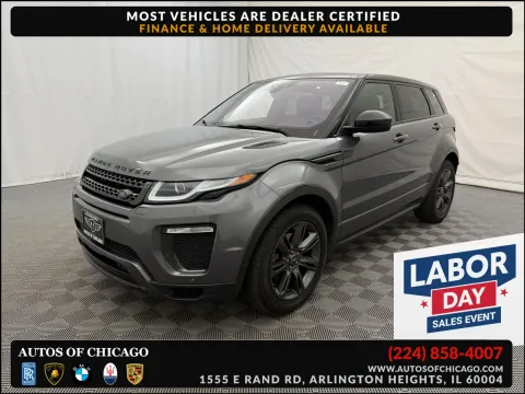 Gray 2018 Land Rover Range Rover Evoque for sale in Arlington Heights, IL