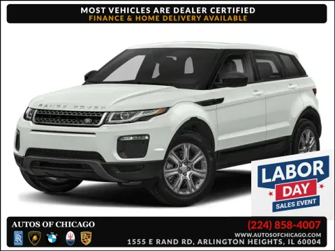 Gray 2018 Land Rover Range Rover Evoque for sale in Arlington Heights, IL