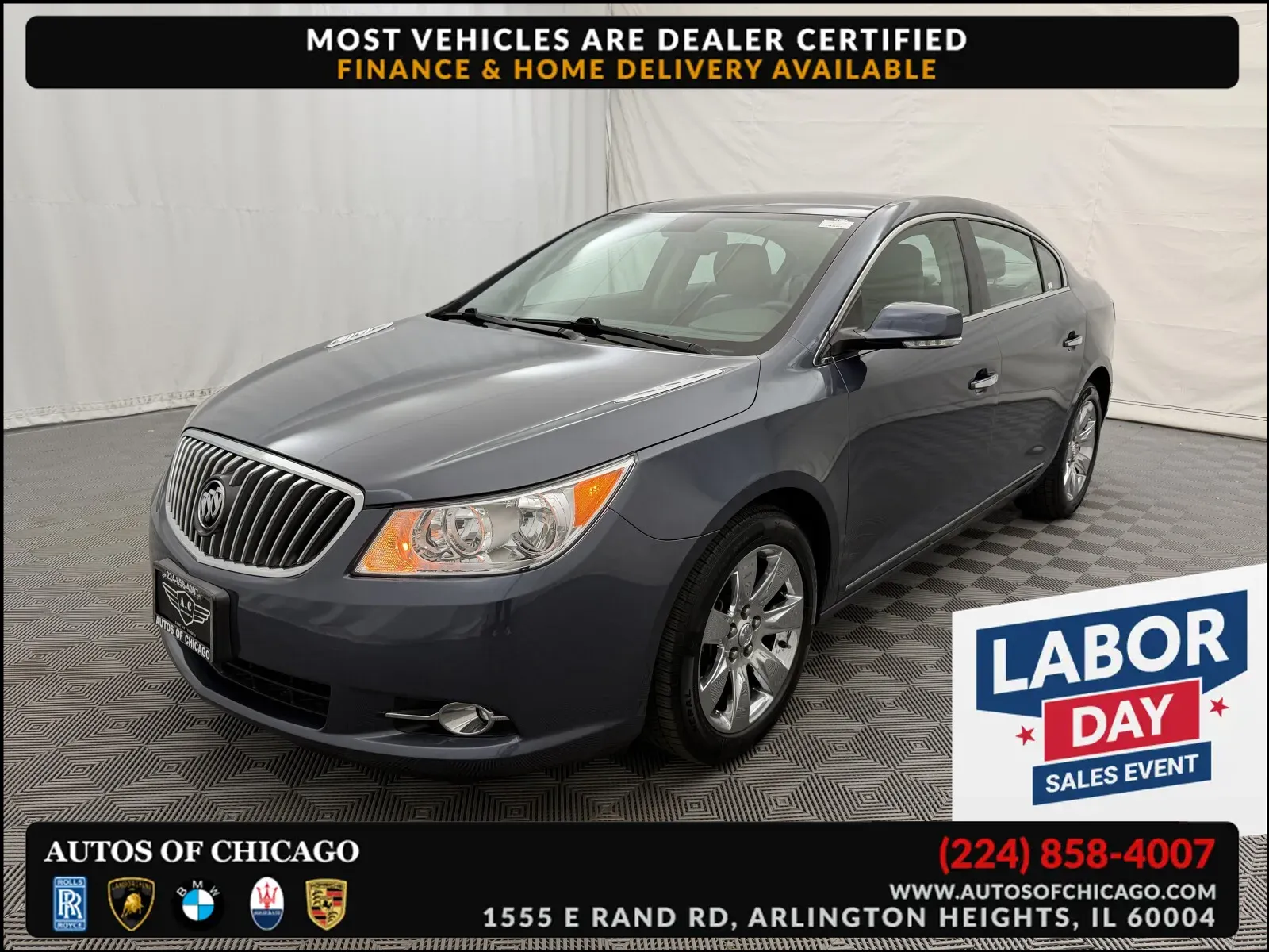 Blue 2013 Buick LaCrosse Leather for sale in Arlington Heights, IL