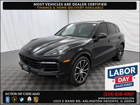 Black 2019 Porsche Cayenne S for sale in Arlington Heights, IL