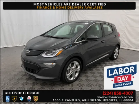 Gray 2018 Chevrolet Bolt EV LT for sale in Arlington Heights, IL