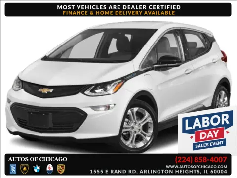 Gray 2018 Chevrolet Bolt EV LT for sale in Arlington Heights, IL