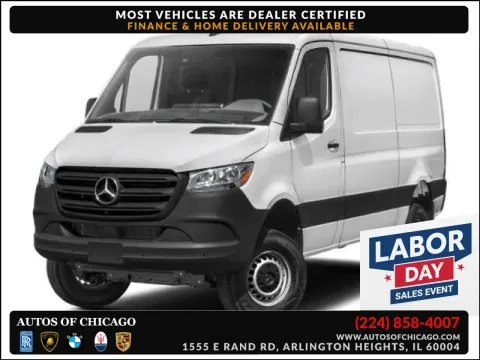 Black 2025 Mercedes-Benz Sprinter Cargo Van 2500 for sale in Arlington Heights, IL