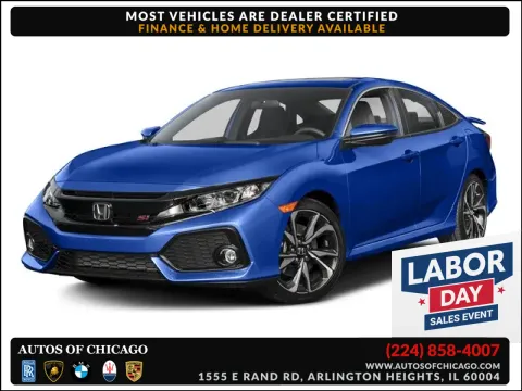 White 2018 Honda Civic Si Sedan Si w/Summer Tires for sale in Arlington Heights, IL