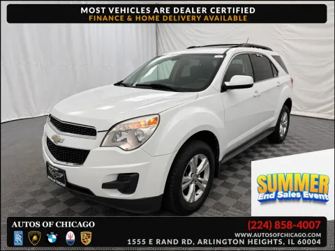 White 2011 Chevrolet Equinox LT w/1LT for sale in Arlington Heights, IL