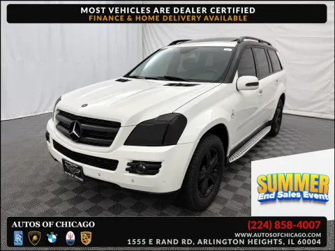 White 2008 Mercedes-Benz GL-Class 4.6L for sale in Arlington Heights, IL