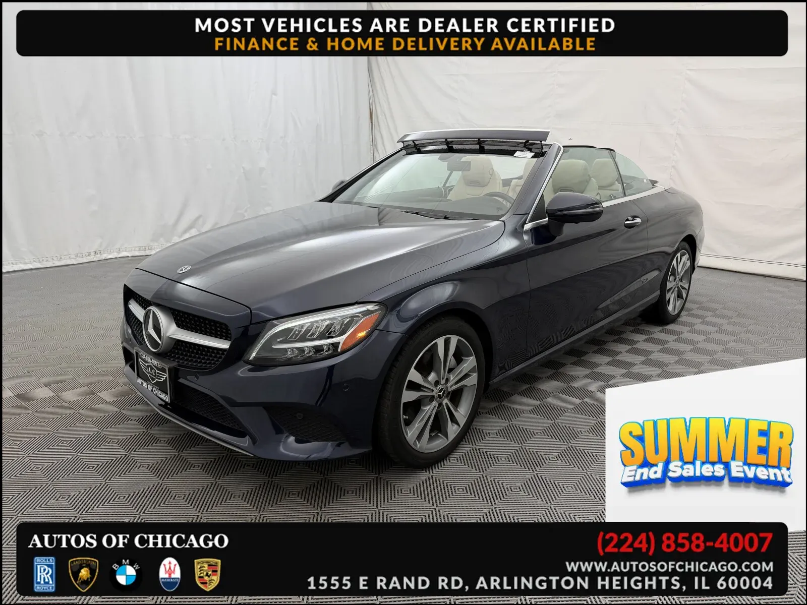 Gray 2021 Mercedes-Benz C-Class C 300 for sale in Arlington Heights, IL