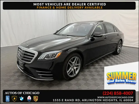 Black 2020 Mercedes-Benz S-Class S 560 for sale in Arlington Heights, IL