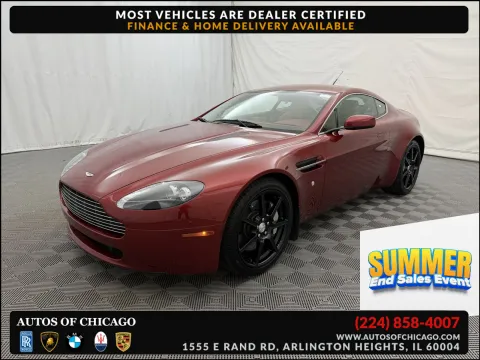 Red 2007 Aston Martin Vantage for sale in Arlington Heights, IL