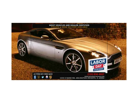 Red 2007 Aston Martin Vantage for sale in Arlington Heights, IL