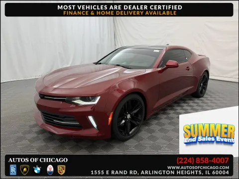 Red 2017 Chevrolet Camaro 1LT for sale in Arlington Heights, IL