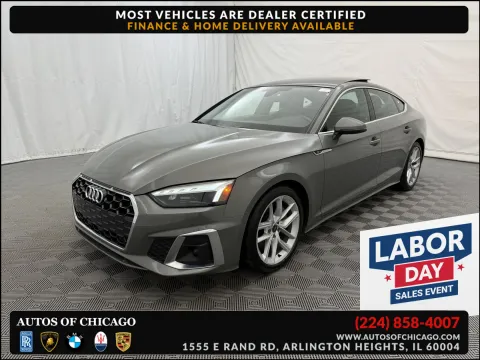 Gray 2023 Audi A5 Sportback S line Premium Plus for sale in Arlington Heights, IL
