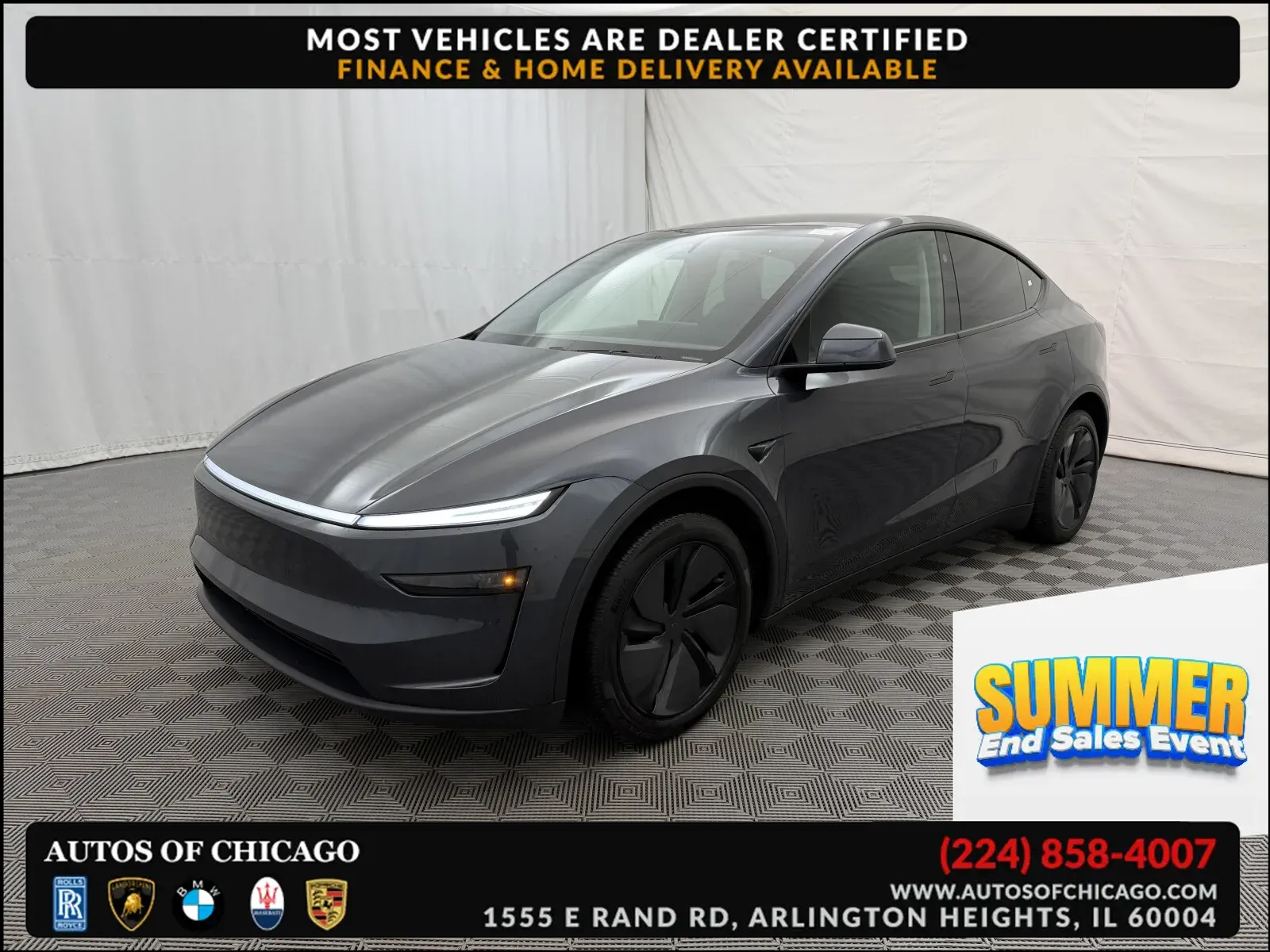 Gray 2026 Tesla Model Y Long Range Launch Series for sale in Arlington Heights, IL