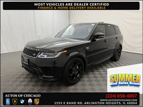 Black 2019 Land Rover Range Rover Sport HSE for sale in Arlington Heights, IL