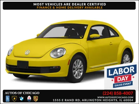 Red 2014 Volkswagen Beetle Coupe 2.5L for sale in Arlington Heights, IL