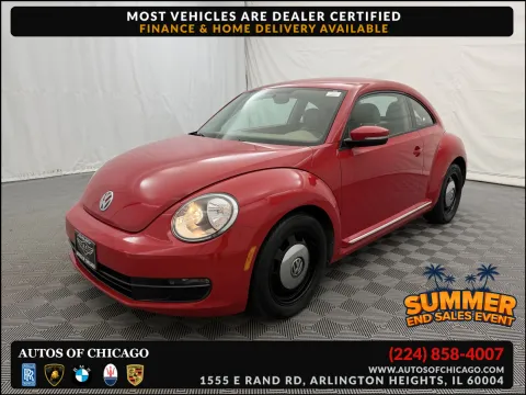 Red 2014 Volkswagen Beetle Coupe 2.5L for sale in Arlington Heights, IL