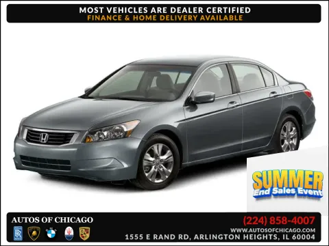 White 2009 Honda Accord Sdn LX-P for sale in Arlington Heights, IL