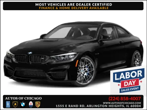 Black 2018 BMW M4 for sale in Arlington Heights, IL