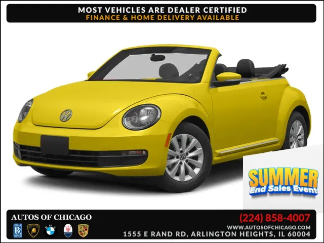 2013 Volkswagen Beetle Convertible 2.0L TDI w/Sound/Nav for sale in Arlington Heights, IL