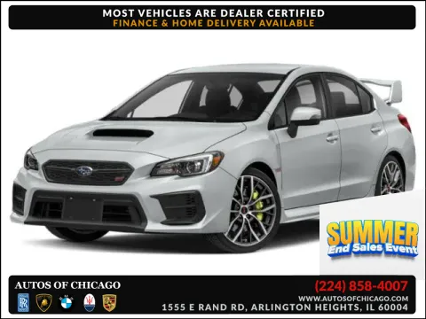White 2020 Subaru WRX STI for sale in Arlington Heights, IL