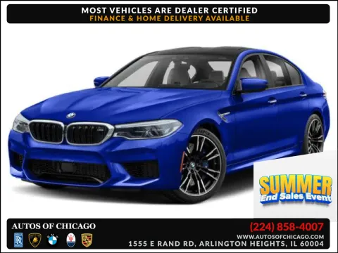 Black 2019 BMW M5 for sale in Arlington Heights, IL