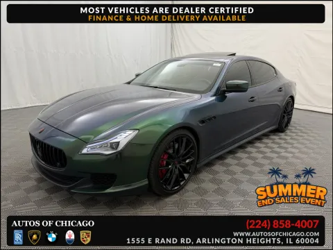 Green 2014 Maserati Quattroporte GTS for sale in Arlington Heights, IL