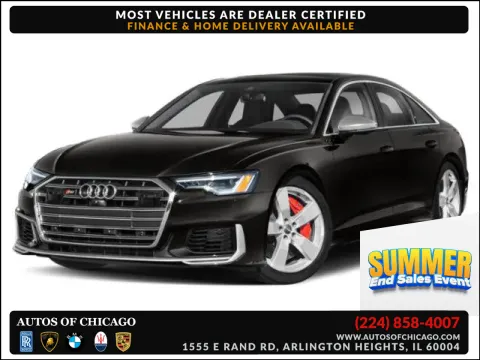 Black 2021 Audi S6 Prestige for sale in Arlington Heights, IL