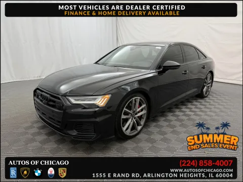 Black 2021 Audi S6 Prestige for sale in Arlington Heights, IL
