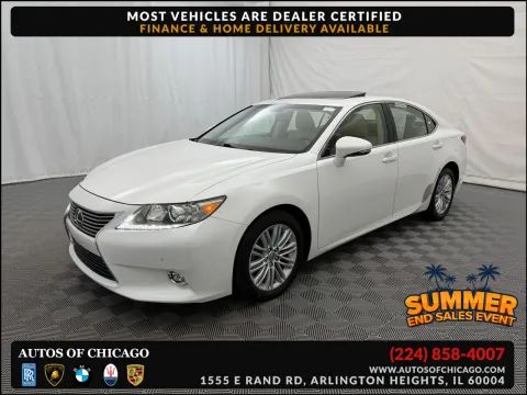 White 2015 Lexus ES 350 Crafted Line for sale in Arlington Heights, IL