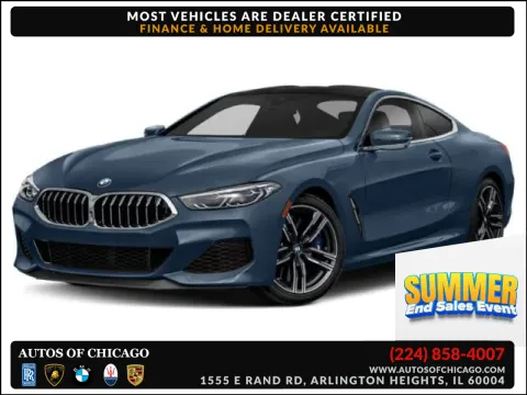Black 2019 BMW 8 Series M850i xDrive for sale in Arlington Heights, IL