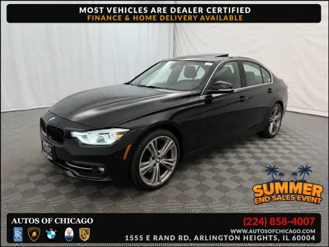 Black 2016 BMW 3 Series 340i for sale in Arlington Heights, IL